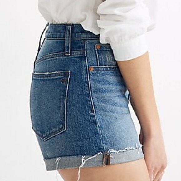 MADEWELL High-Rise Denim Shorts - Picture 4 of 8